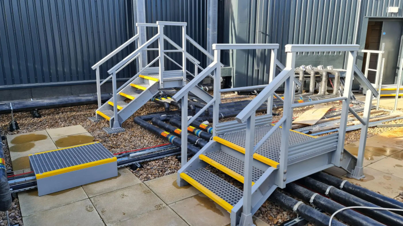 FRP Walkway Platform  system (5)